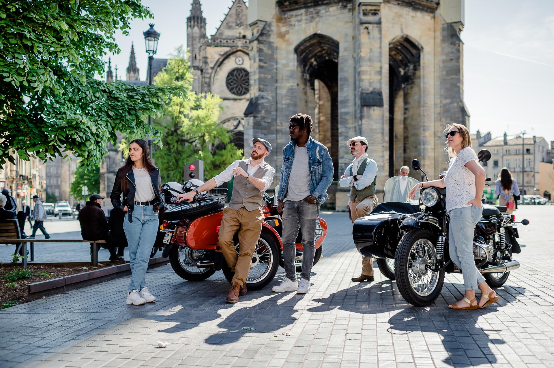 Visiter le vignoble de Bordeaux en side-car